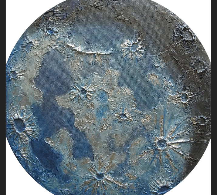 Cuadro Gibbous moon