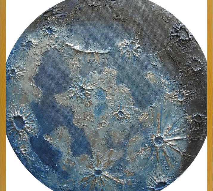 Cuadro Gibbous moon