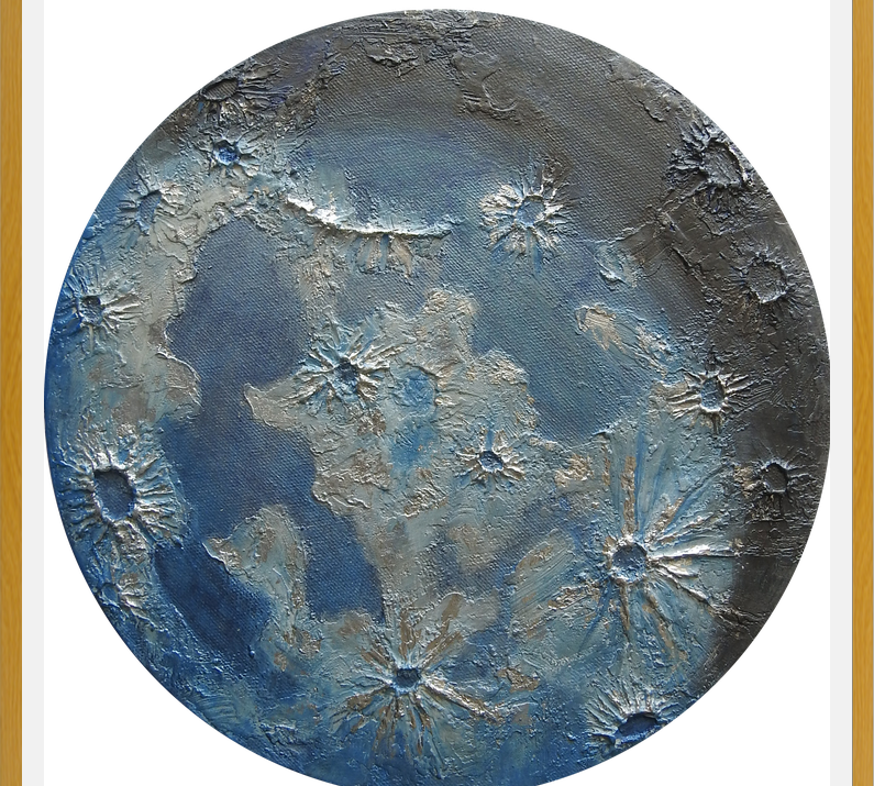 Cuadro Gibbous moon