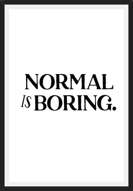 Cuadro Normal is boring