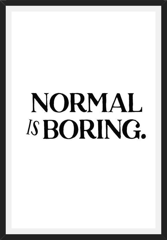 Cuadro Normal is boring