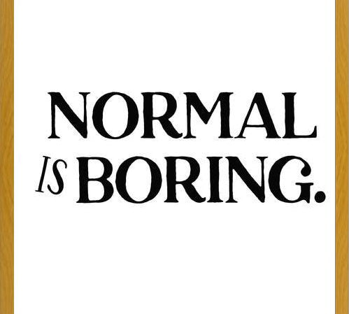Cuadro Normal is boring
