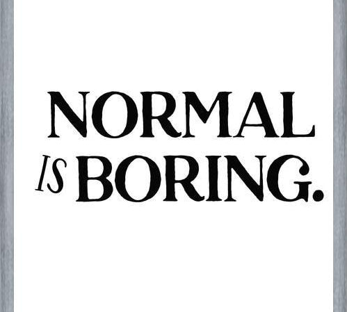 Cuadro Normal is boring