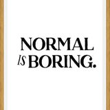 Cuadro Normal is boring