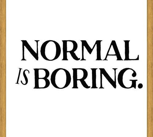 Cuadro Normal is boring
