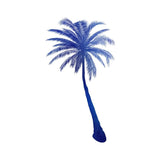 Canvas Blue Palm Tree