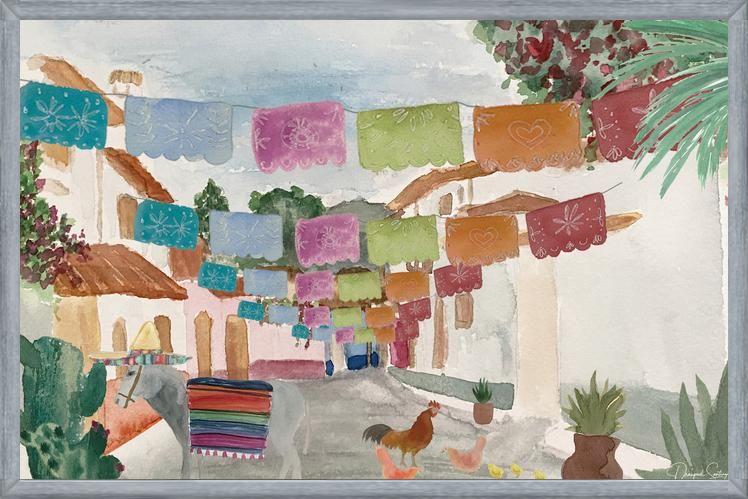 Cuadro Mural Pueblo Mexicano