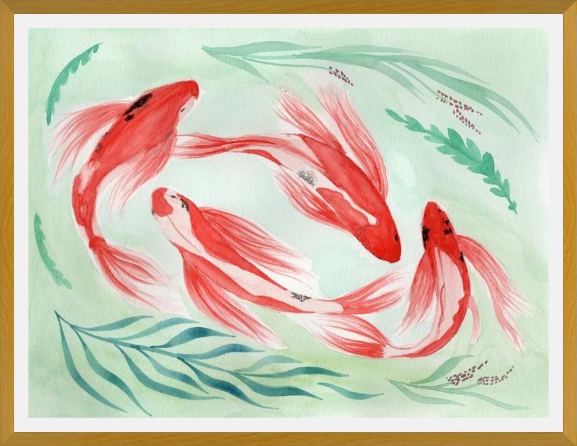 Cuadro Peces Koi
