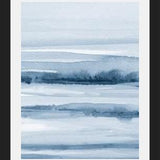Cuadro Watercolor strokes in shades of blue