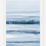 Cuadro Watercolor strokes in shades of blue