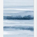 Cuadro Watercolor strokes in shades of blue