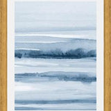 Cuadro Watercolor strokes in shades of blue