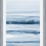 Cuadro Watercolor strokes in shades of blue