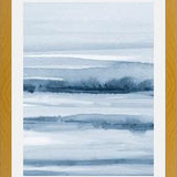 Cuadro Watercolor strokes in shades of blue