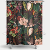 Cortina de Baño FLORAL AND BIRDS XXI