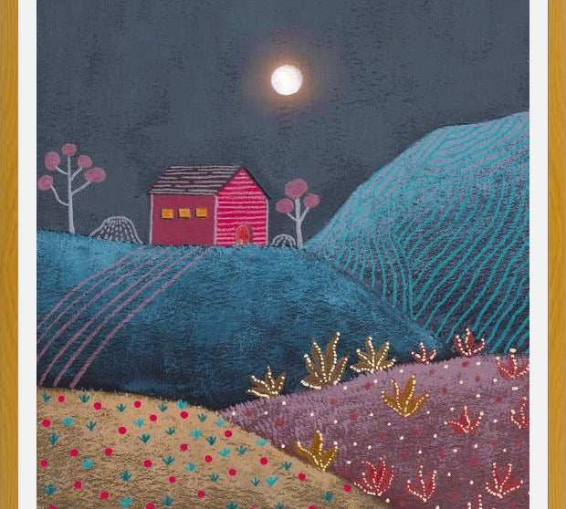 Cuadro Midnight landscape III
