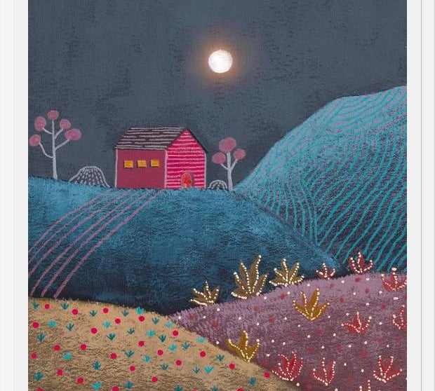 Cuadro Midnight landscape III