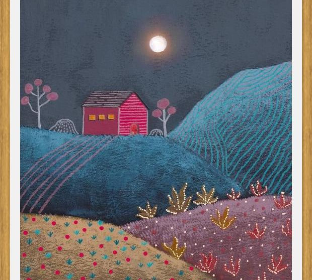 Cuadro Midnight landscape III