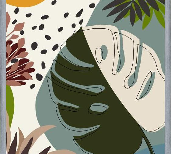 Cuadro Minimal Tropical Scenery