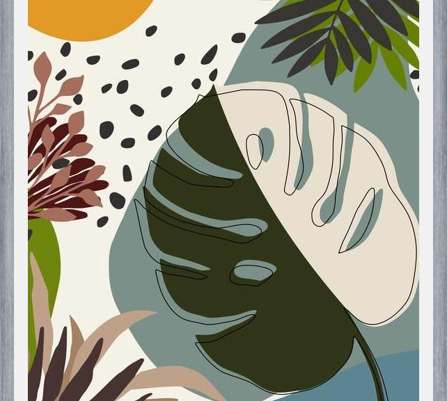 Cuadro Minimal Tropical Scenery