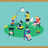 Cuadro Amor por los libros