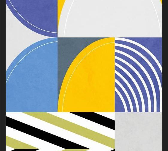 Cuadro Curvas Abstractas 6