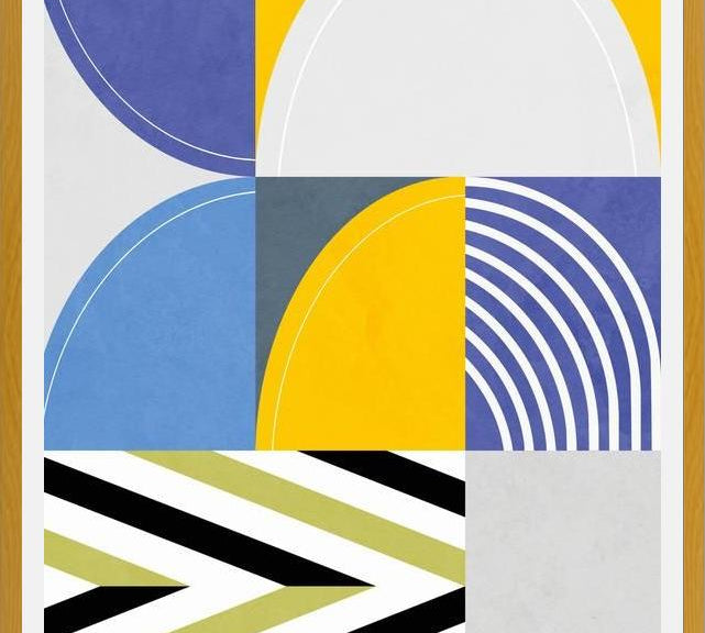 Cuadro Curvas Abstractas 6