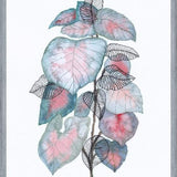 Cuadro Watercolor + ink leaves V