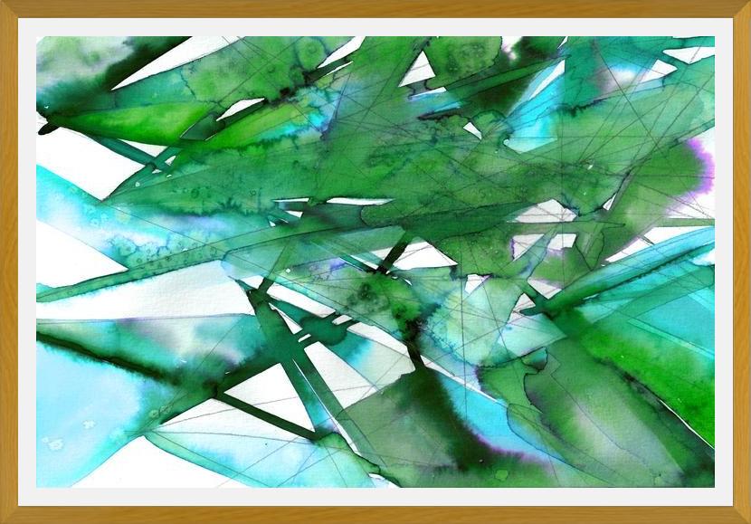 Cuadro GUIDING LIGHTS 4, GREEN AQUA