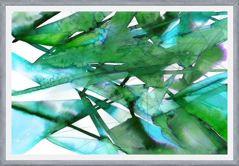 Cuadro GUIDING LIGHTS 4, GREEN AQUA