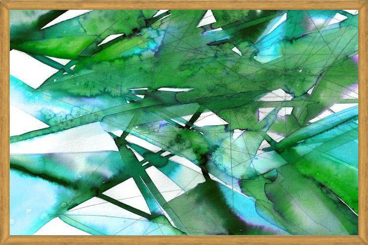 Cuadro GUIDING LIGHTS 4, GREEN AQUA