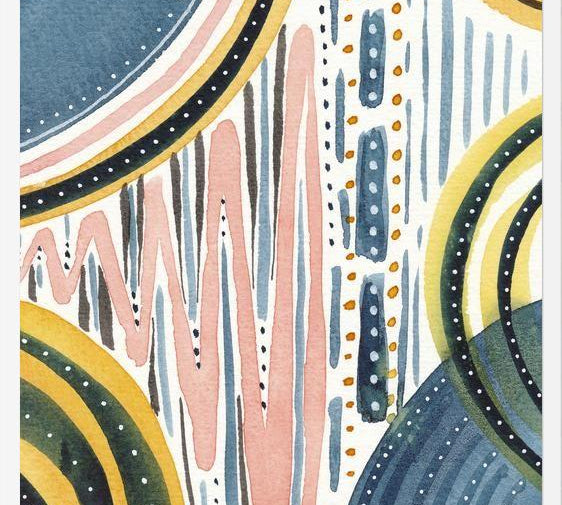 Cuadro Watercolor improvisation 07