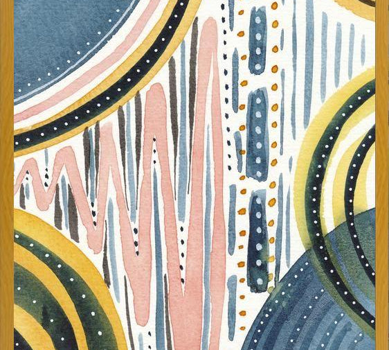 Cuadro Watercolor improvisation 07