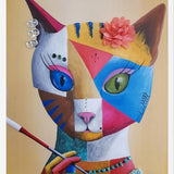 Cuadro Gata Urbana