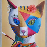 Cuadro Gata Urbana