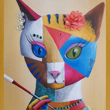 Cuadro Gata Urbana