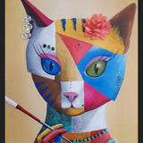 Cuadro Gata Urbana