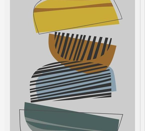 Cuadro Abstract Composition 1073