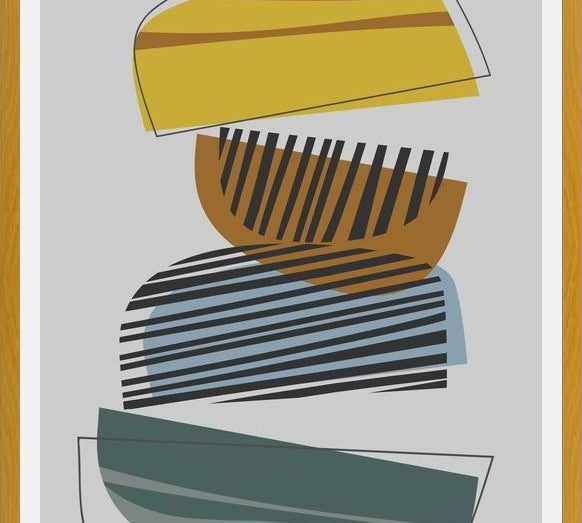Cuadro Abstract Composition 1073