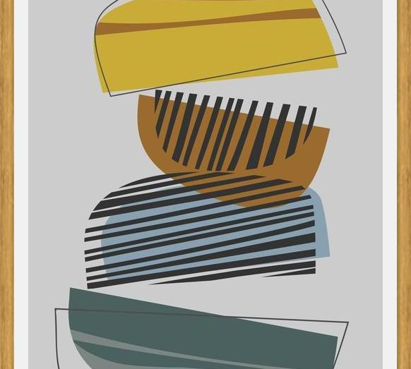 Cuadro Abstract Composition 1073