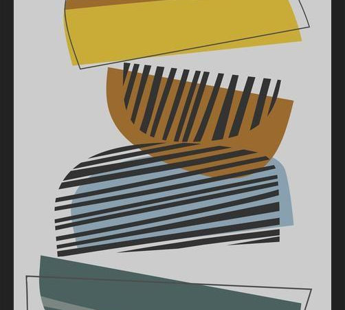 Cuadro Abstract Composition 1073
