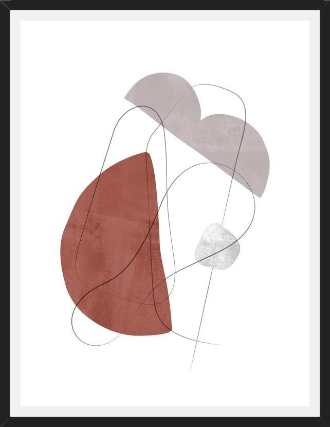 Cuadro Abstraction with gray lines 11