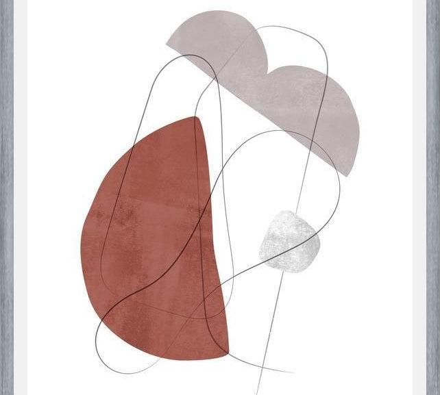 Cuadro Abstraction with gray lines 11