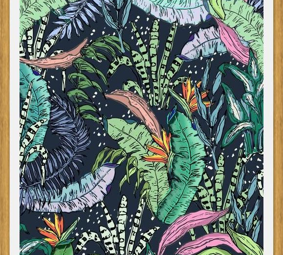 Cuadro Jungle tropical 002