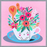Cuadro Te floral