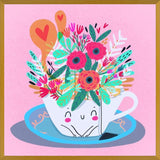 Cuadro Te floral