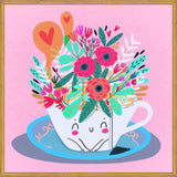 Cuadro Te floral