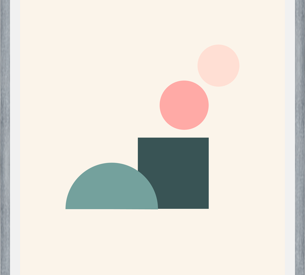 Cuadro Modern geometric abstract 14