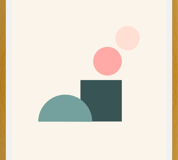 Cuadro Modern geometric abstract 14