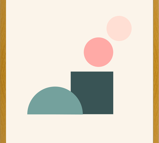 Cuadro Modern geometric abstract 14